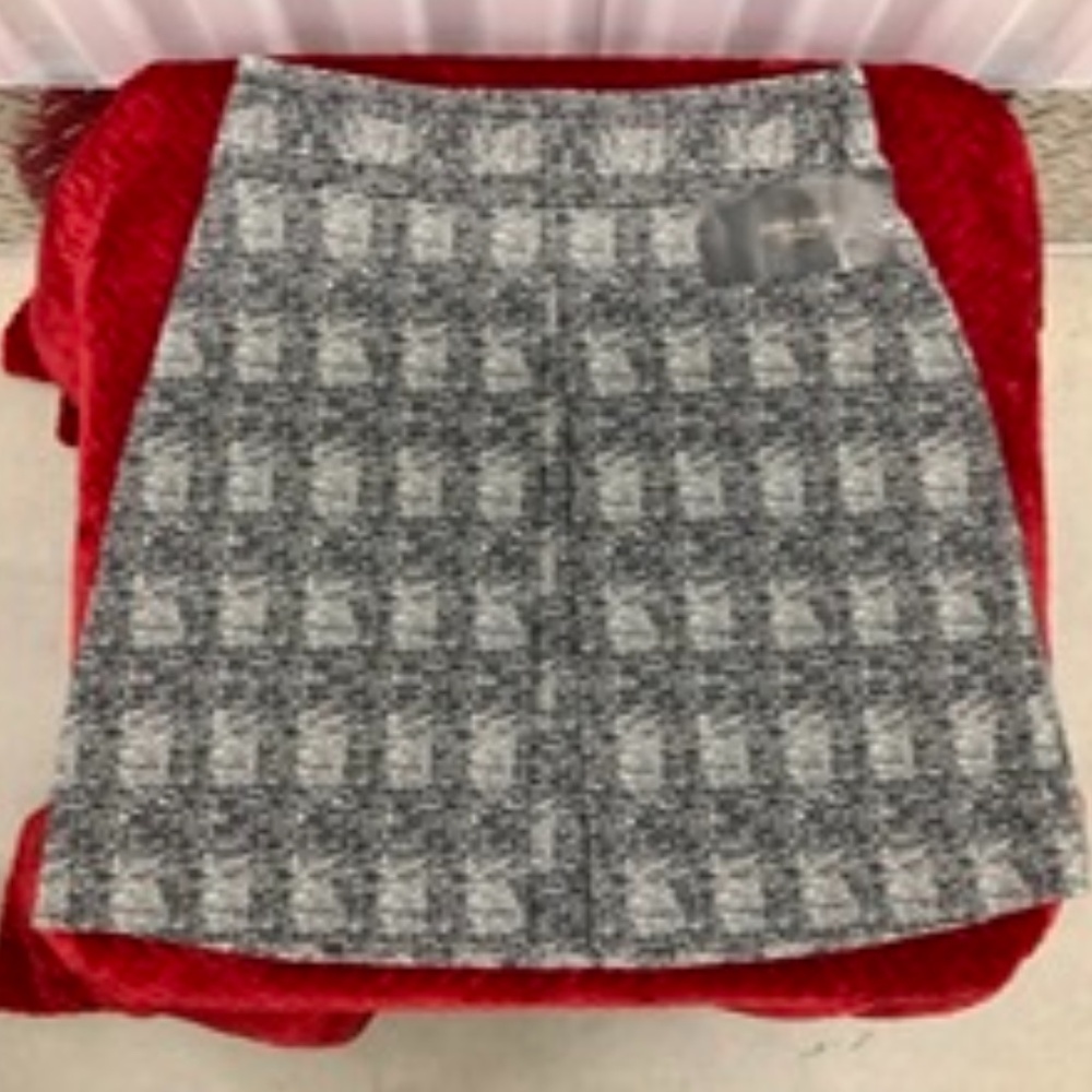 NWT ZARA Gray Cute Mini Skirt, S